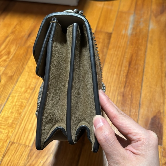 Gucci Suede Small Dionysus Shoulder Bag Taupe - Picture 3 of 9